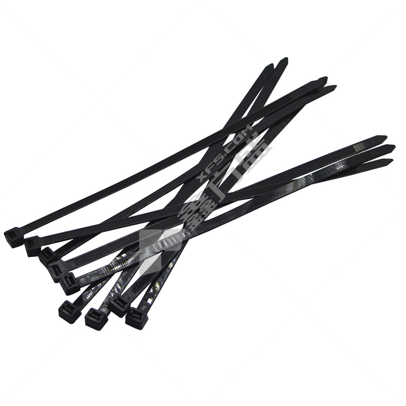 华达HUADA 尼龙扎带 5*300mm 黑色