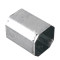 京固 镀锌焊接八角盒 六分25孔 100mm 1.2mm 六分
