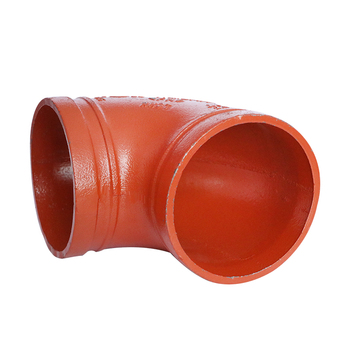 迈克 P90S 90°沟槽弯头 DN65 φ76 红色
