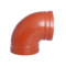 迈克 P90S 90°沟槽弯头 DN65 φ76 红色