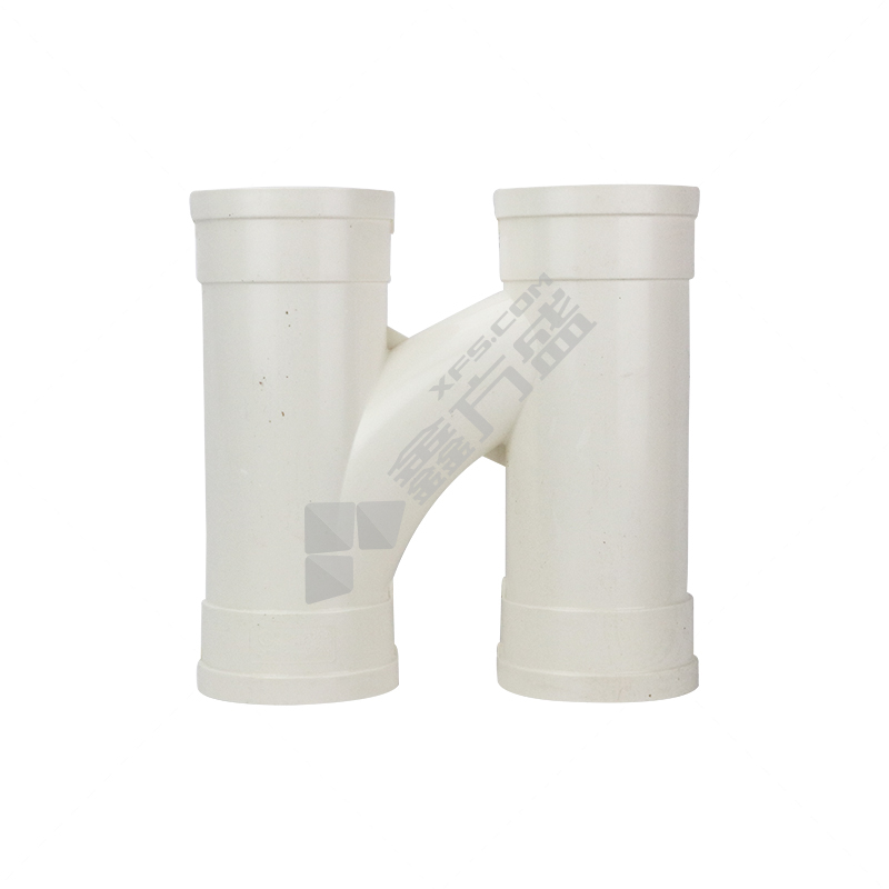 中财 PVC H型管 110*75*75 白色