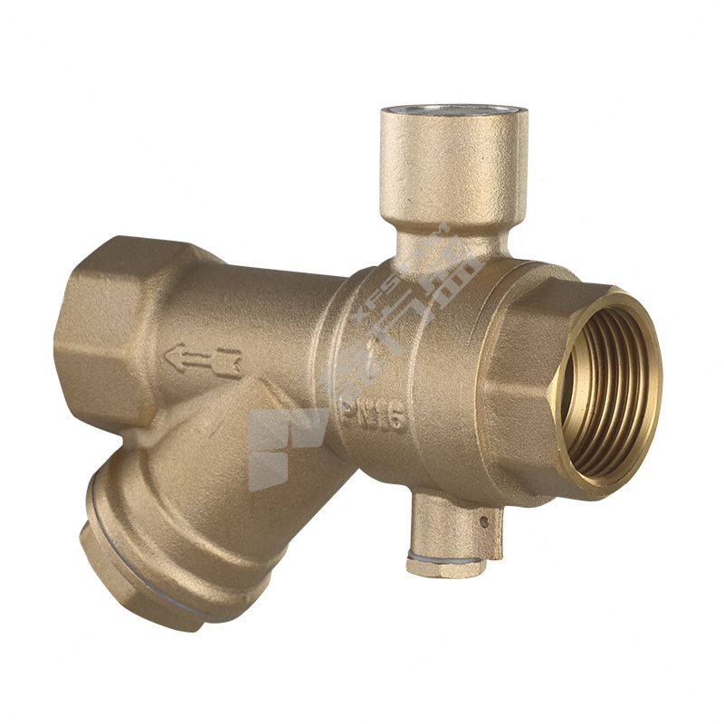 达柏林 DL1209铜球阀带锁带过滤器测温 DL1209 DN32 1.6MPa