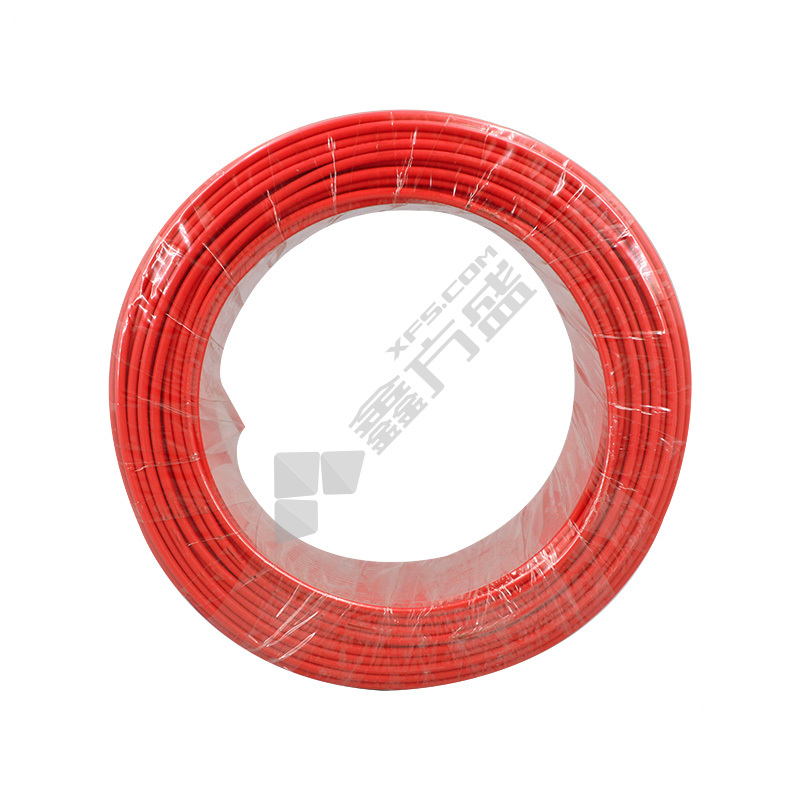 津达线缆 100米 阻燃C类塑铜软电线 ZC-BVR 450/750V 1*2.5平方 红色
