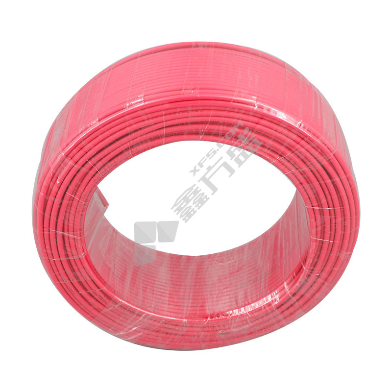 北达 100米 阻燃C类塑铜软电线 ZC-BVR 450/750V 1*4平方 红色