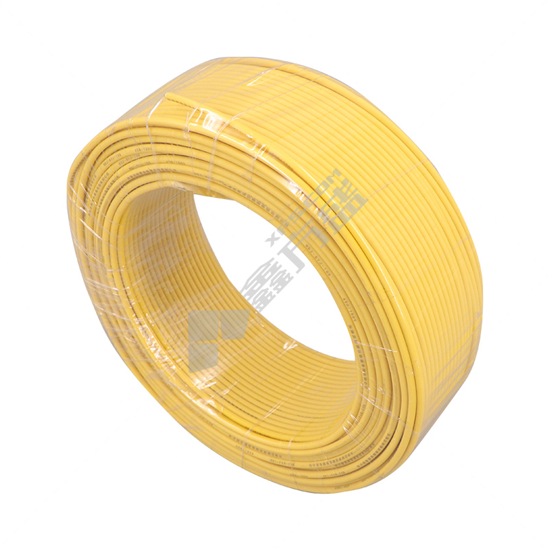 津达线缆 100米 低烟无卤阻燃C类塑铜电线 WDZC-BYJ 450/750V 1*1.5平方 黄色