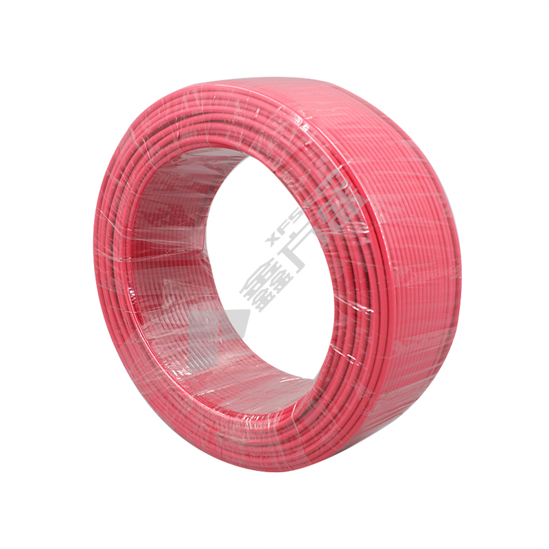 津达线缆 100米 低烟无卤阻燃C类塑铜电线 WDZC-BYJ 450/750V 1*1.5平方 红色