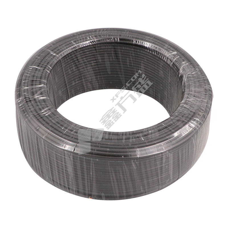 南牌 100米 塑铜软电线 BVR 300/500V 1*1平方 黑色