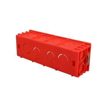 红星 PVC方盒118型 四位 红