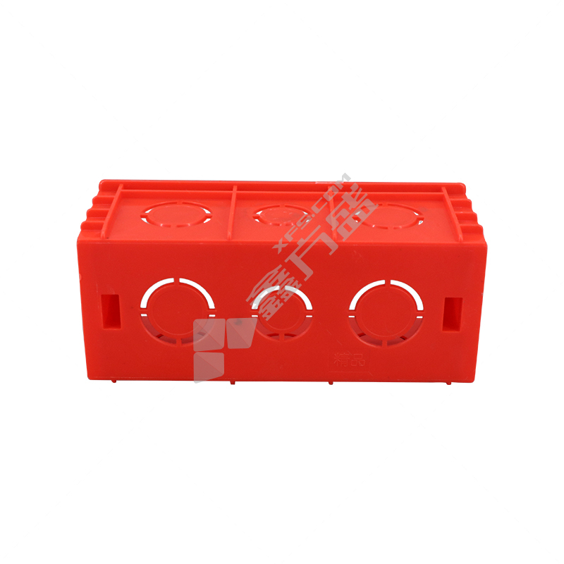 红星 PVC方盒118型 三位 红