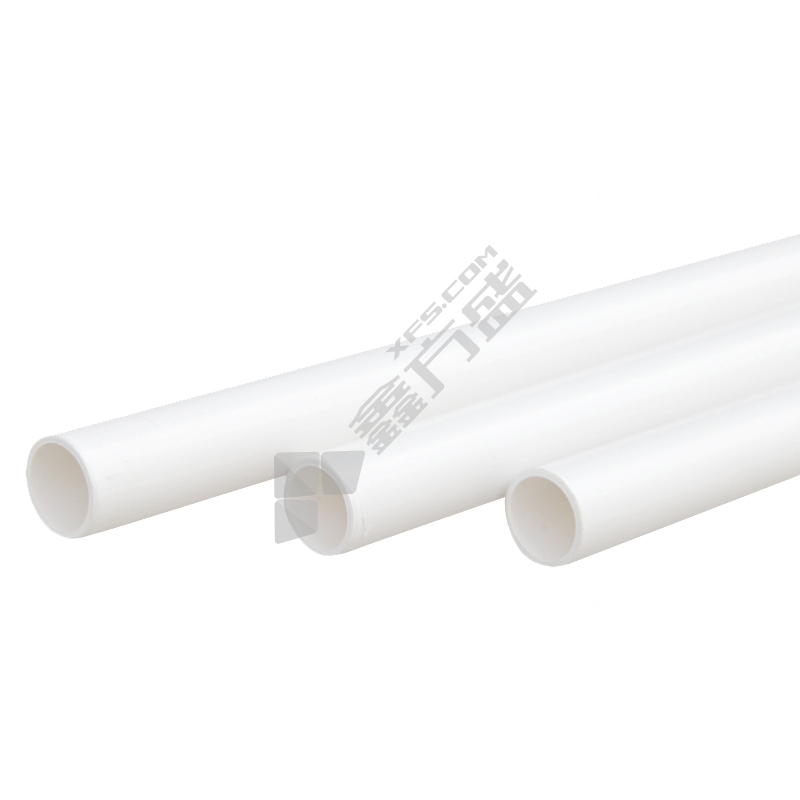 宏信 PVC穿线管 阻燃电工穿线管电线套管 25*1.5mm*18kg*4m 白色