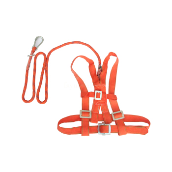 安惠ANHUI三点区域限制安全带 桔红色 单小钩2米2斤 丙纶双背